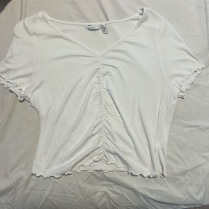 White crop top